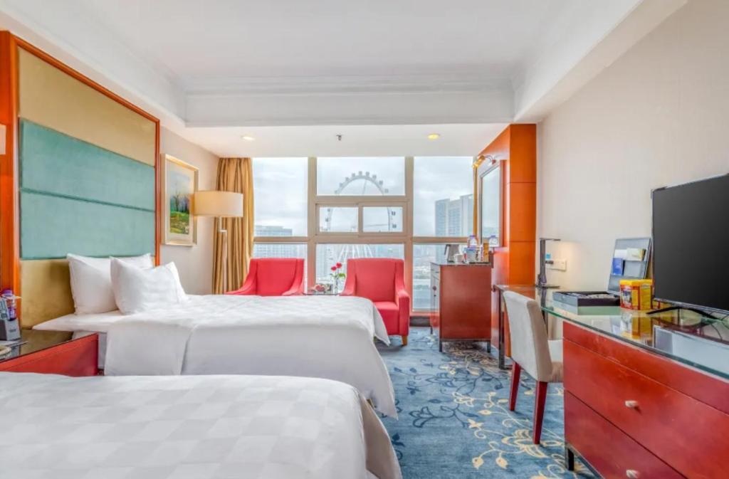 Linyi Blue Horizon Intenational Hotel Extérieur photo