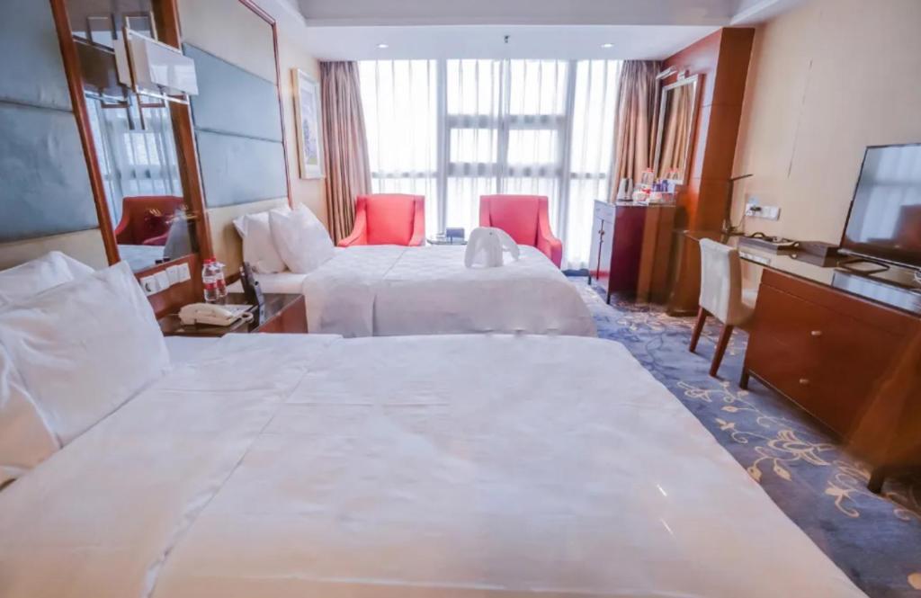 Linyi Blue Horizon Intenational Hotel Extérieur photo