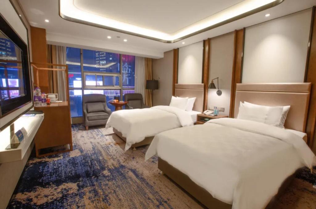 Linyi Blue Horizon Intenational Hotel Extérieur photo